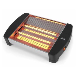 JATA TT1587 tostadora 400 W Negro, Acero inoxidable