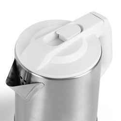 JATA JEHA1723 tetera eléctrica 2 L 1500 W Acero inoxidable, Blanco