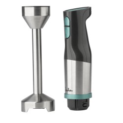 JATA JEBT1853 licuadora 0,7 L Batidora de inmersión 1000 W Negro, Color menta, Acero inoxidable