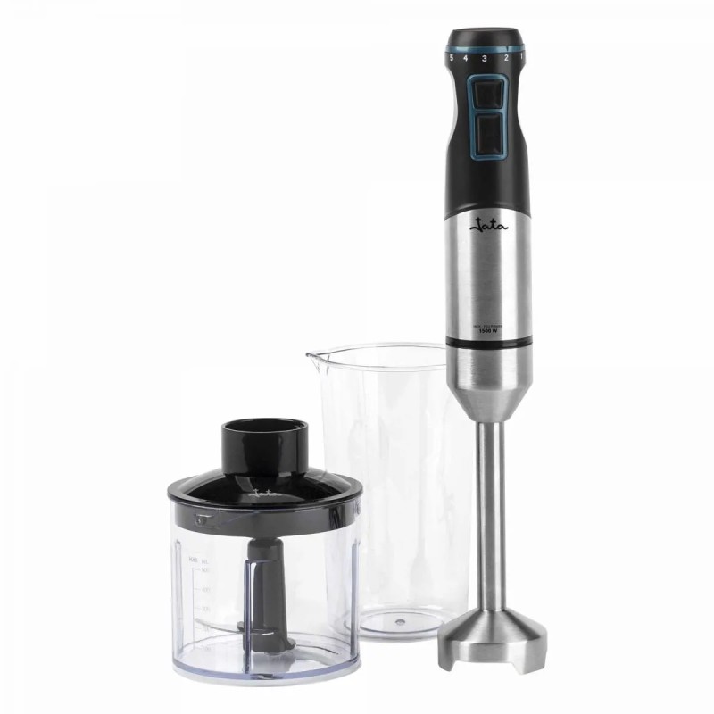 JATA JEBT1791 licuadora 0,7 L Batidora de inmersión 1500 W Negro, Acero inoxidable