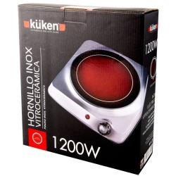 Küken Hornillo Eléctrico Vitro 1 Fuego 1200w