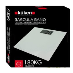 Küken 33791 báscula de baño Rectángulo Gris Báscula personal electrónica