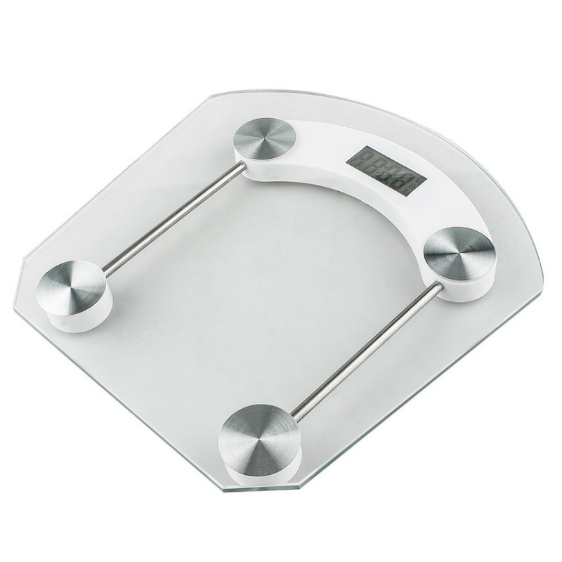 Küken Báscula Digital De Cristal Baño 180 Kg