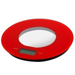 Küken Balanza Cocina Redonda Roja 5kg