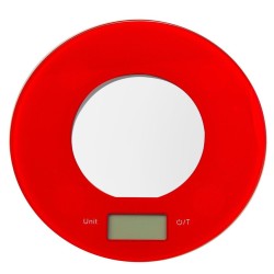 Küken Balanza Cocina Redonda Roja 5kg