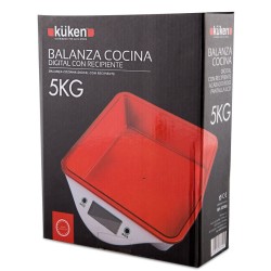 Küken Balanza Digital Con Recipiente 5kg