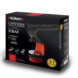 Küken 34342 cafetera eléctrica Semi-automática Macchina per caffè a capsule 0,6 L