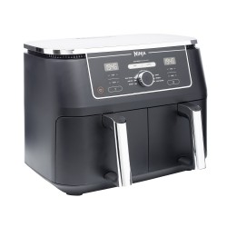 Ninja AF400EU freidora Doble 9,5 L Independiente 2470 W Freidora de aire caliente Negro