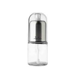JATA HACC4539 dispensador de aceite vinagre 0,15 L Botella Vidrio, Acero inoxidable Acero, Transparente