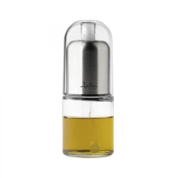 JATA HACC4539 dispensador de aceite vinagre 0,15 L Botella Vidrio, Acero inoxidable Acero, Transparente