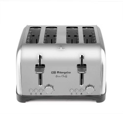 Orbegozo TO 8050 tostadora 7 4 rebanada(s) 1700 W Plata