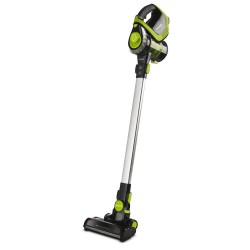 Polti Forzaspira Slim SR110 Aspiradora escoba 2 en 1 Batería Secar HEPA Sin bolsa Negro, Cal, Metálico