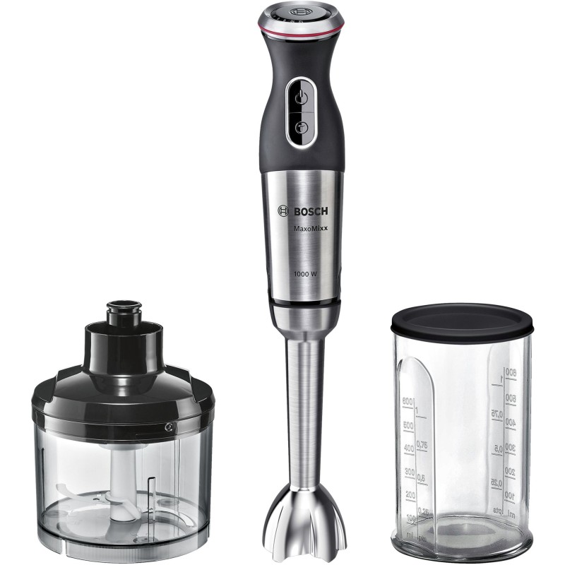 Bosch MS8CM6120 licuadora 0,5 L Batidora de inmersión 1000 W Negro, Plata