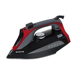 Küken 34103 plancha Plancha vapor-seco Suela de acero inoxidable 3000 W Negro, Gris, Rojo