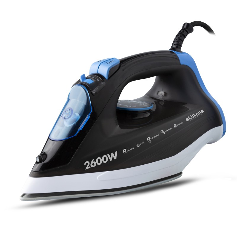 Küken 36089 plancha Plancha seco Suela de acero inoxidable 2600 W Negro