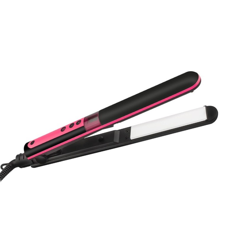Küken 33614 Utensilio de peinado Plancha de pelo Negro, Rosa 50 W