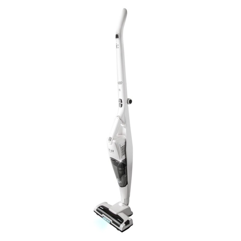 Küken 33947 aspiradora de pie y escoba eléctrica Aspiradora escoba 2 en 1 Batería Secar HEPA Sin bolsa Negro, Blanco