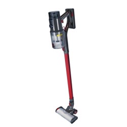 Küken 34130 aspiradora de pie y escoba eléctrica Aspiradora escoba 2 en 1 Batería Secar HEPA Sin bolsa Gris, Rojo