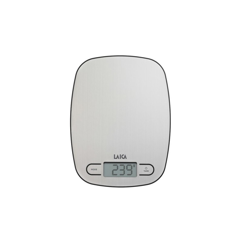 Laica KS1033 báscula de cocina Acero inoxidable Encimera Ovalado Báscula electrónica de cocina