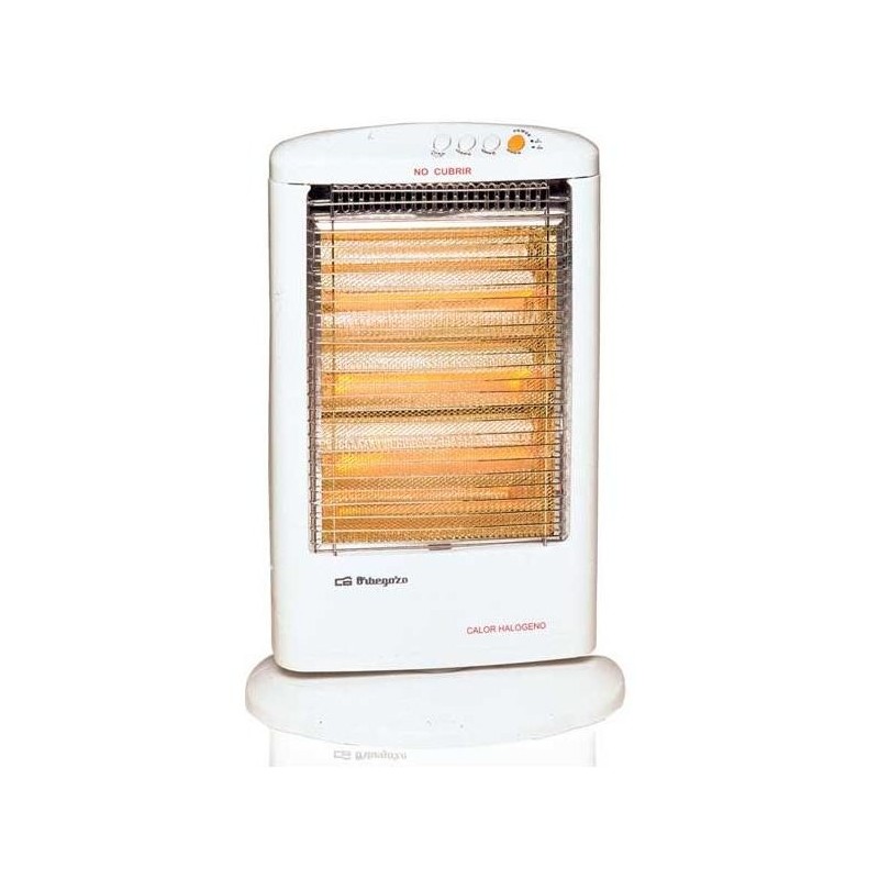 Orbegozo BP 0303 Blanco 1200 W Calefactor eléctrico halógeno
