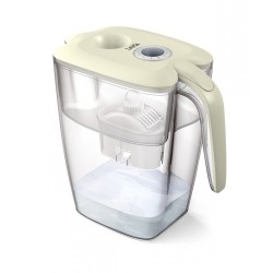 Laica Roma Filtro de agua para jarra 3,7 L Azul, Crema de color