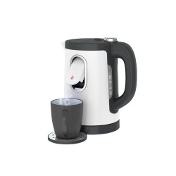 Laica Dual Flo tetera eléctrica 1,5 L 2400 W Gris, Blanco