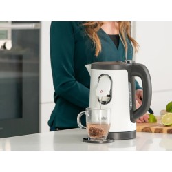Laica Dual Flo tetera eléctrica 1,5 L 2400 W Gris, Blanco