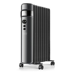 Taurus Agadir 2500 Interior Negro 2000 W Radiador de aceite eléctrico