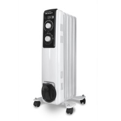 Orbegozo RF-1000 calefactor eléctrico Interior Negro, Blanco 1000 W Radiador de aceite eléctrico