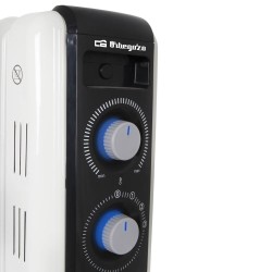 Orbegozo RF-1000 calefactor eléctrico Interior Negro, Blanco 1000 W Radiador de aceite eléctrico