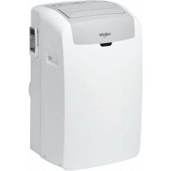 Whirlpool PACW12HP aire acondicionado portátil 64 dB Gris, Blanco
