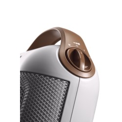 De’Longhi Capsule HFX30C18.IW Interior Marrón, Blanco 1800 W Ventilador eléctrico