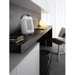 De’Longhi Capsule HFX30C18.IW Interior Marrón, Blanco 1800 W Ventilador eléctrico