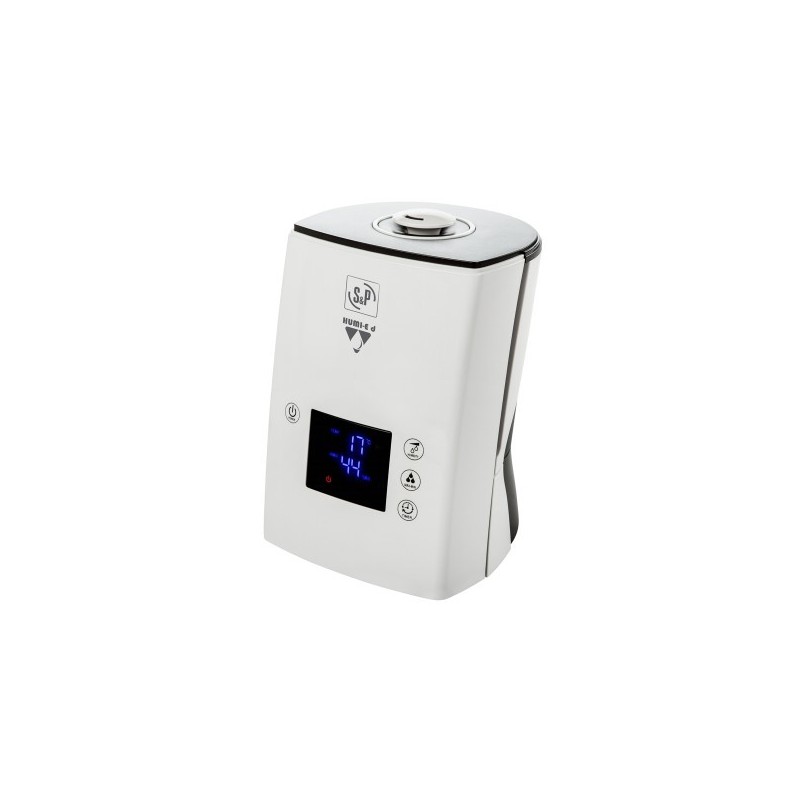 Soler & Palau HUMI-ED humidificador Ultrasónica 4,7 L Negro, Blanco 30 W
