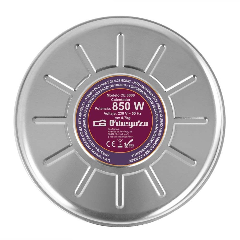 Orbegozo CE 6000 Interior Metálico 850 W