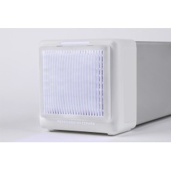 JATA JEGA 1001 purificador de aire 50 m² Plata, Blanco