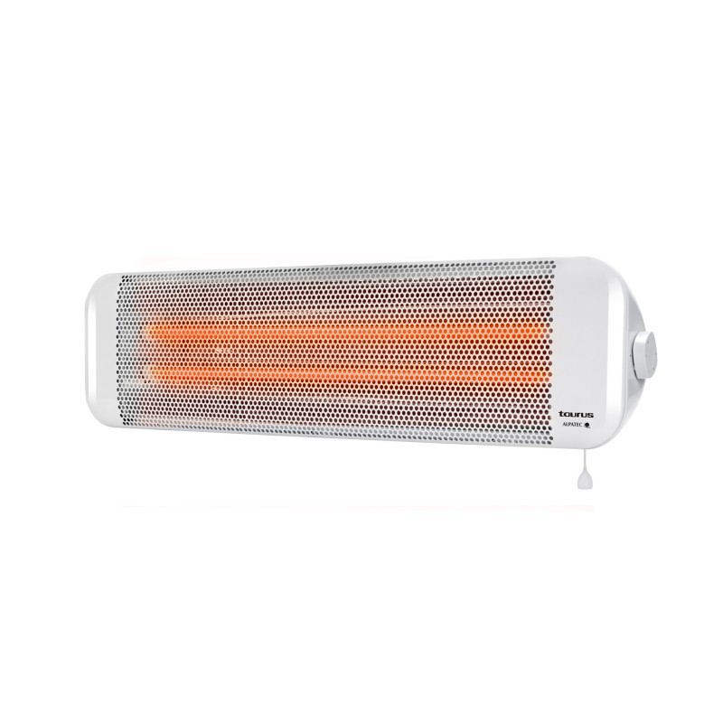 Taurus Bagno 2Q Interior Blanco 1200 W Calefactor eléctrico de cuarzo