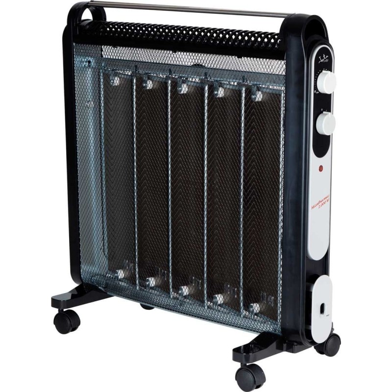 JATA RD227N calefactor eléctrico Interior Negro 2000 W