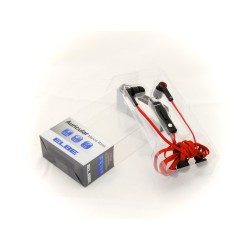ELBE AUR10MIC auricular y casco Auriculares Alámbrico Dentro de oído Llamadas Música Rojo