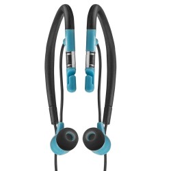 ELBE AU-009-DEP auricular y casco Auriculares Alámbrico gancho de oreja Música Negro, Azul
