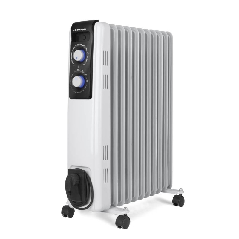 Orbegozo RF 2500 Interior Negro, Blanco 2500 W Radiador de aceite eléctrico