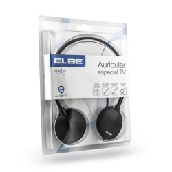ELBE AU-889-TV auricular y casco Auriculares Alámbrico Diadema Música Negro
