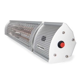 Orbegozo PHF 50 calefactor eléctrico Interior y exterior Aluminio 2000 W Calefactor eléctrico infrarrojo