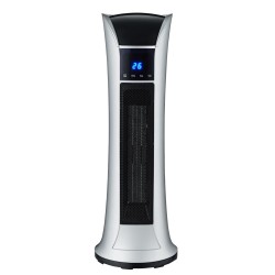 Haverland CHT180 calefactor eléctrico Interior Negro, Plata 2000 W Ventilador eléctrico