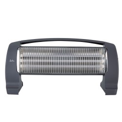 JATA JCES2201 calefactor eléctrico Interior Gris 1200 W Calefactor eléctrico de cuarzo