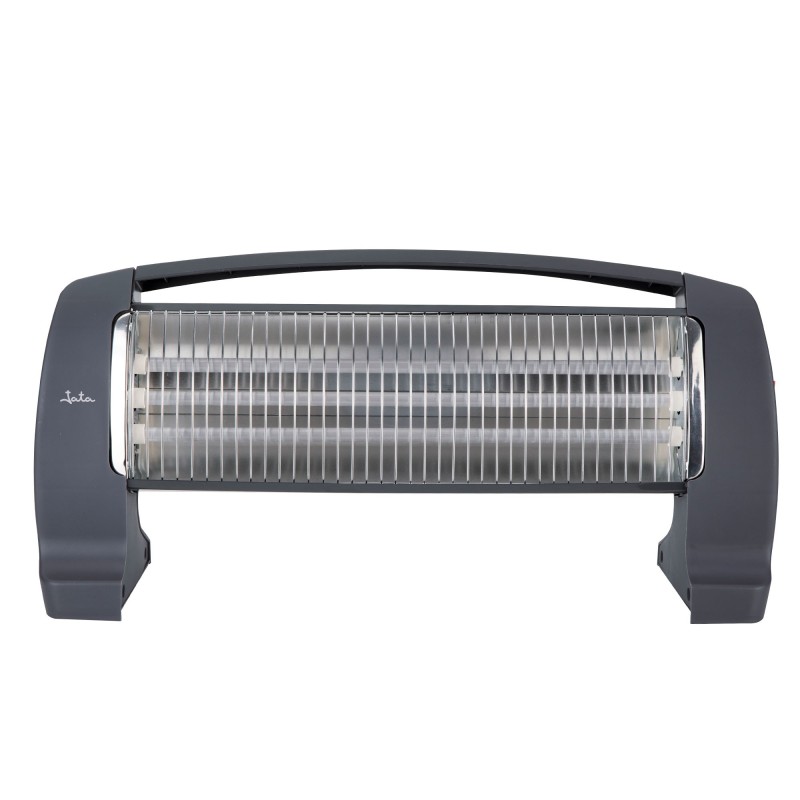 JATA JCES2201 calefactor eléctrico Interior Gris 1200 W Calefactor eléctrico de cuarzo