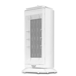 Cecotec 05311 calefactor eléctrico Interior Acero inoxidable, Blanco 2000 W Ventilador eléctrico