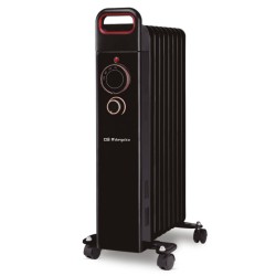 Orbegozo RU 2000 Interior Negro 2000 W Radiador de aceite eléctrico