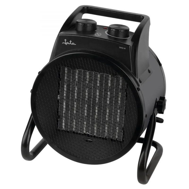JATA JCTC3230 calefactor eléctrico Interior Negro 3000 W Ventilador eléctrico
