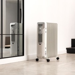 Cecotec 05884 calefactor eléctrico Interior Blanco 2500 W Radiador de aceite eléctrico